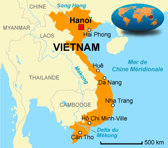 Vietnam map